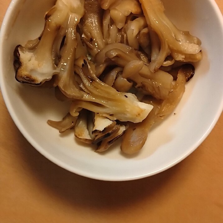 キャンプで美味しい! まいたけホイル焼バター醤油味